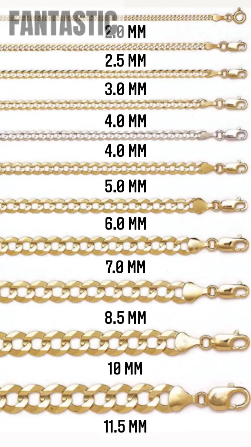 10K Gold- Ice Chain (Rose Gold)