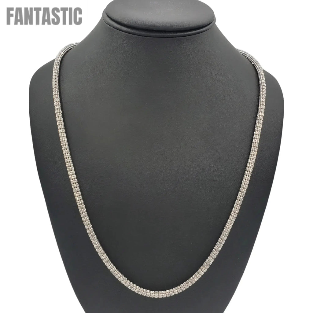 10K Gold- Ice Chain (White Gold)