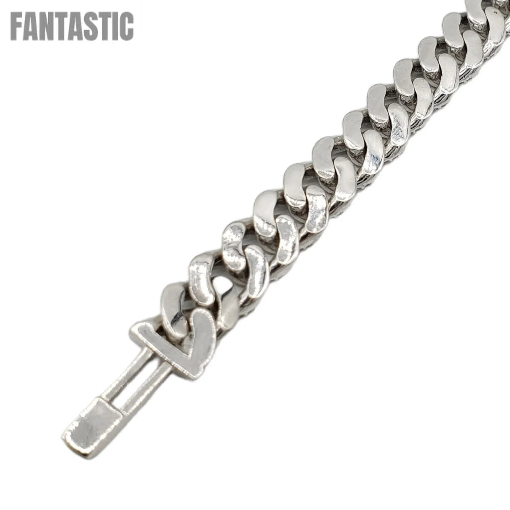 10K Gold- Iced Out Diamond Miami Cuban Chains (9mm)