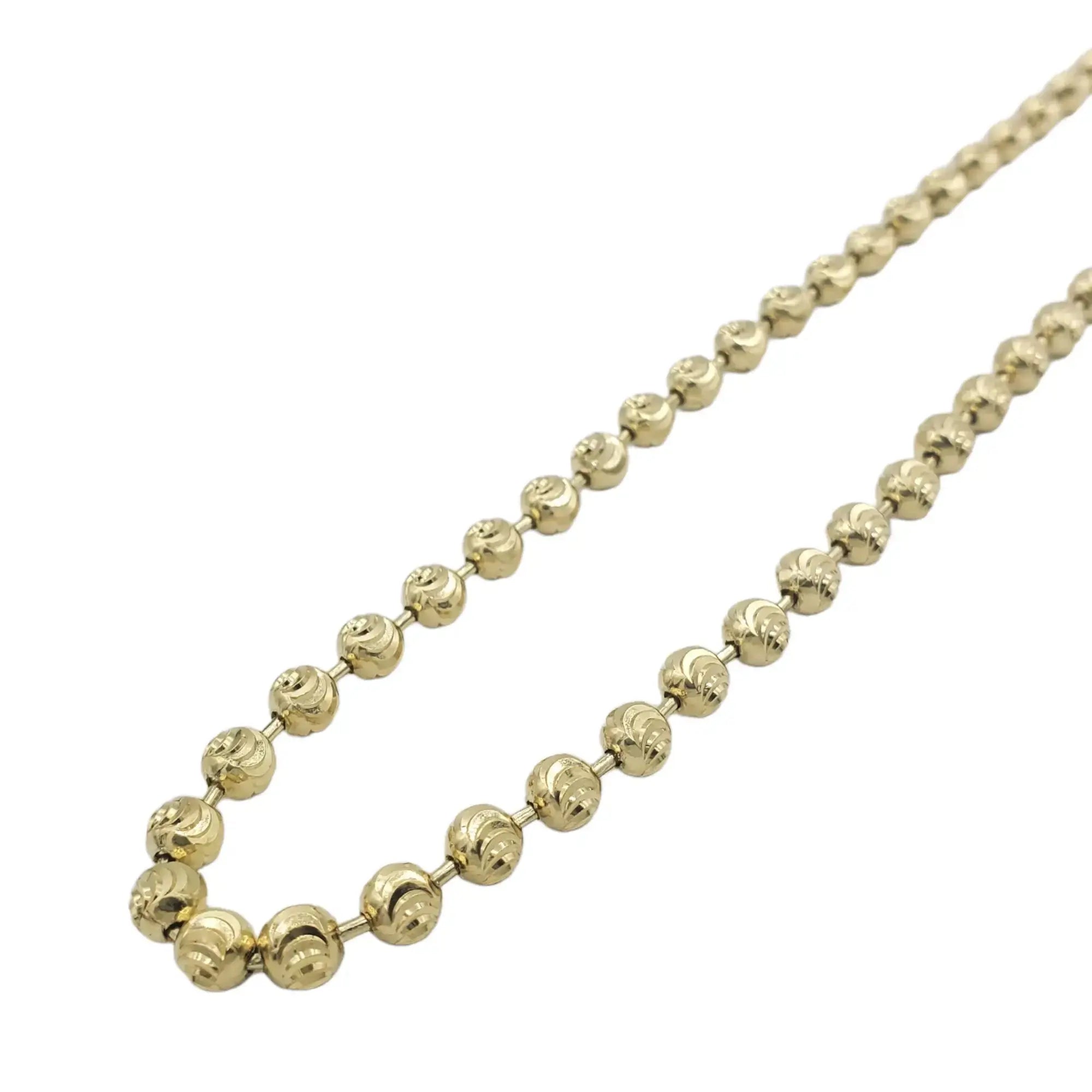 10K Gold Moon Cut Chain