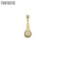 14K Gold- Microphone Pendant