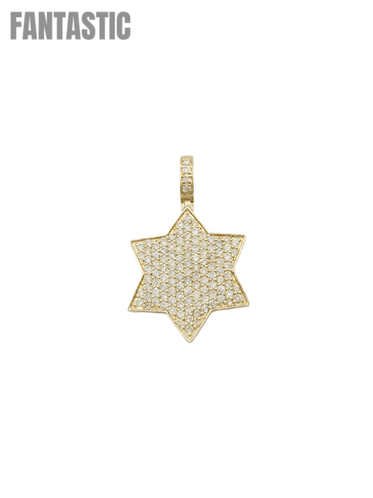 14k Star With 1.58 Carats Of Diamonds #12823