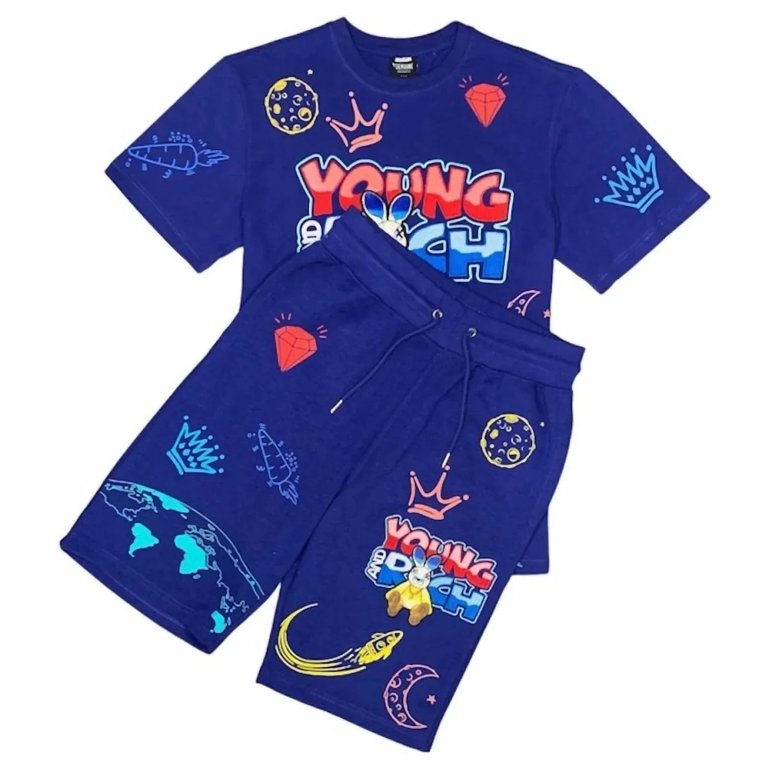 Men's Young & Rich Short Set