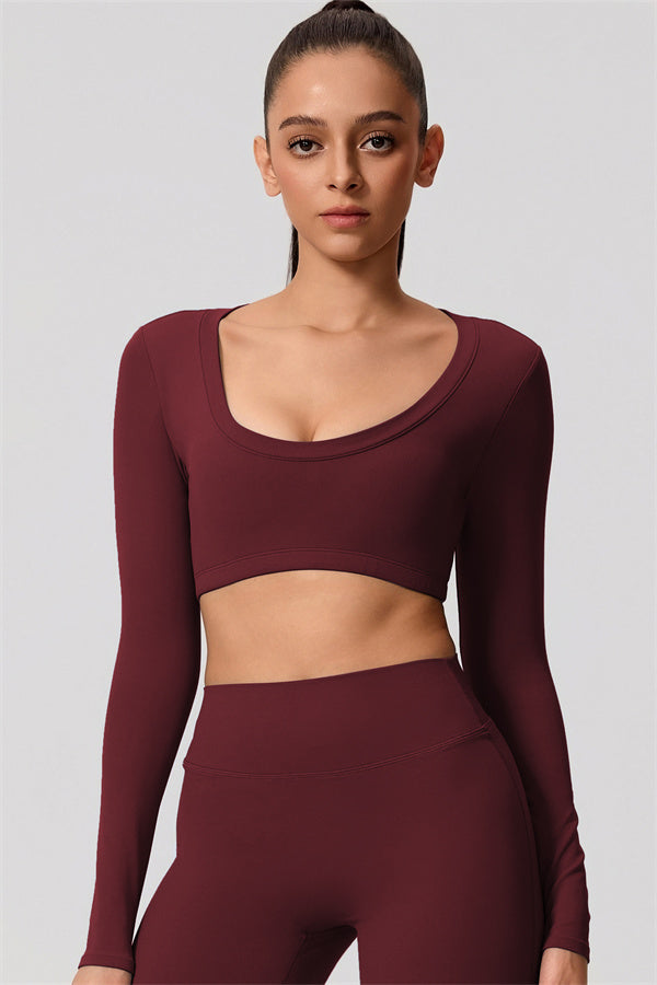 The Nestle Long Sleeve Crop Top