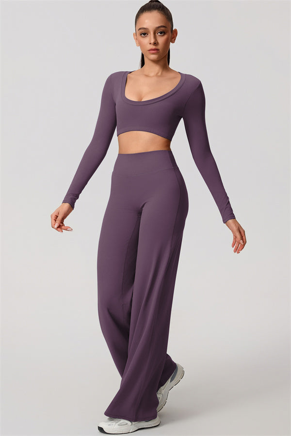 The Nestle Long Sleeve Crop Top