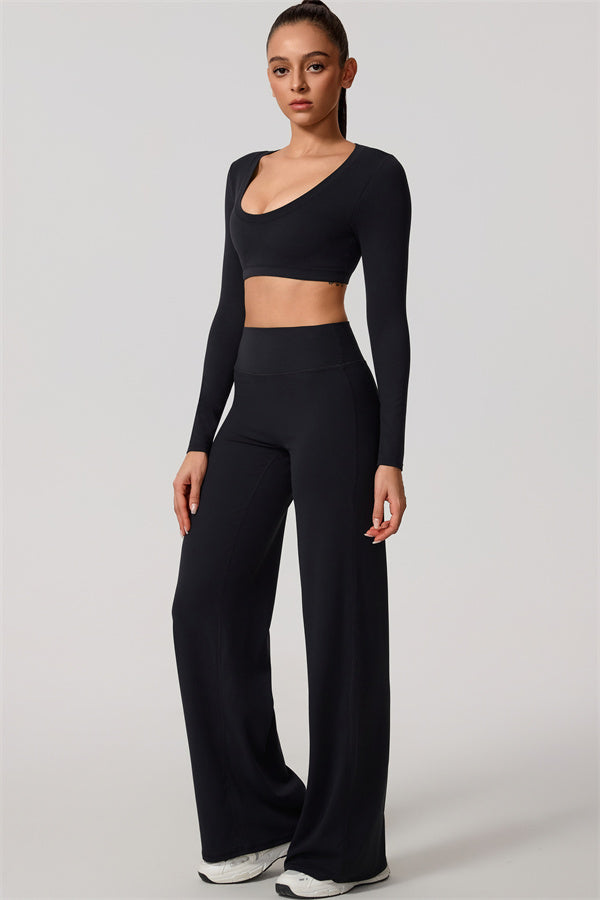 The Nestle Long Sleeve Crop Top