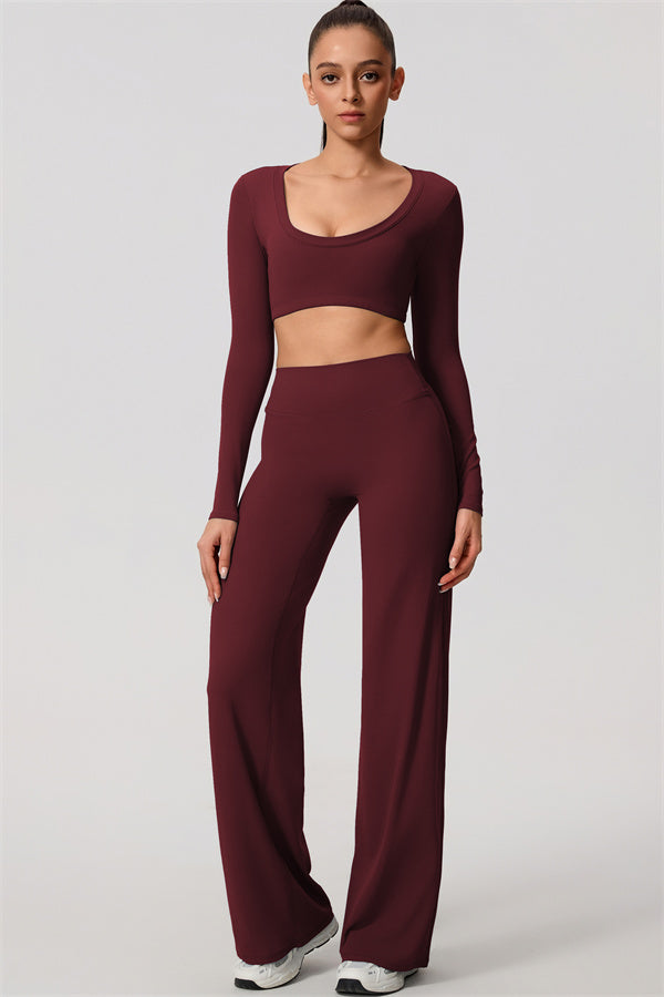 The Nestle Long Sleeve Crop Top