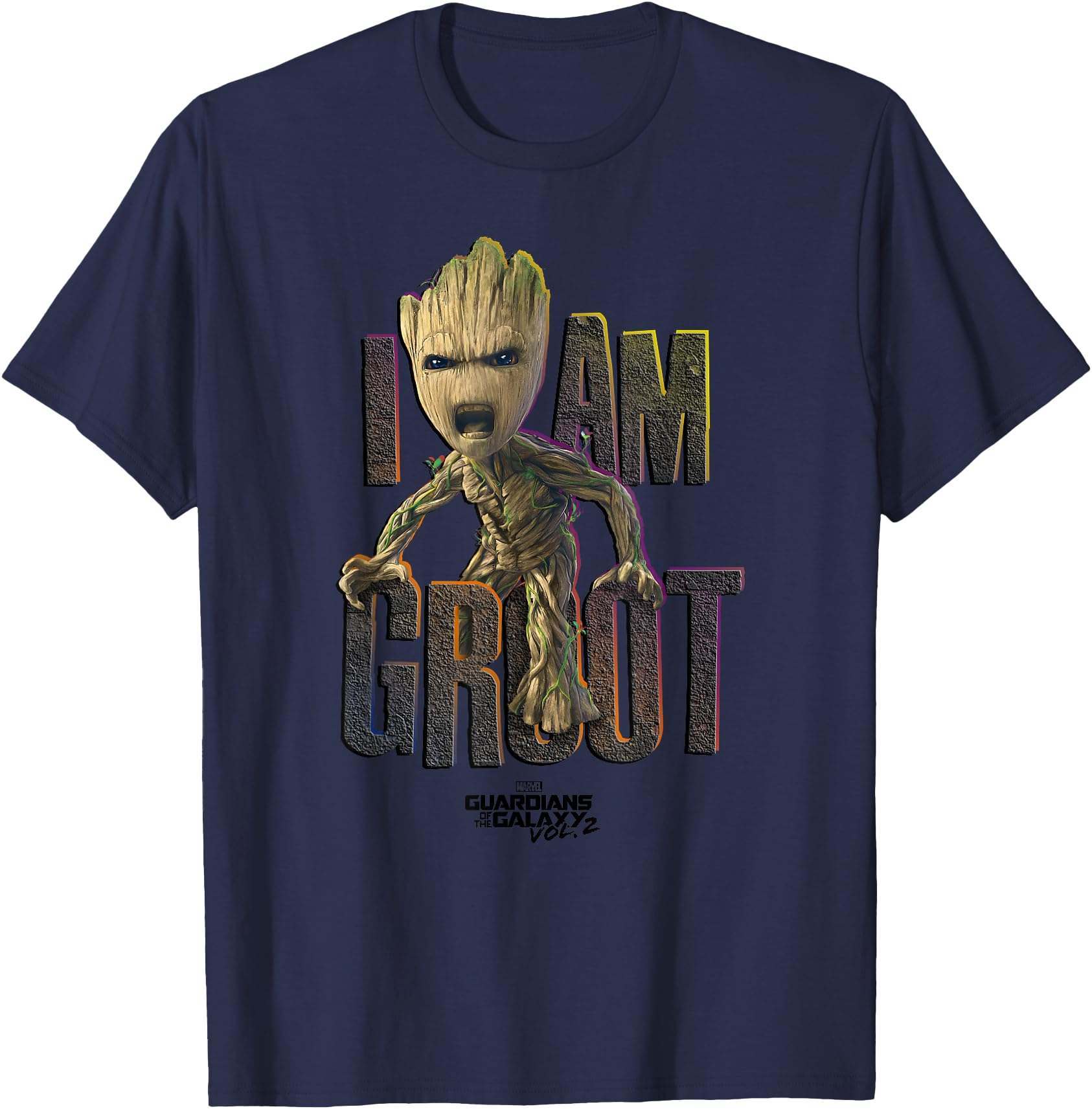 マーベル ガーディアンズ・オブ・ギャラクシー リミックス ベビーグルート 怒り パーカー - ミニマリストプリント ユニセックス