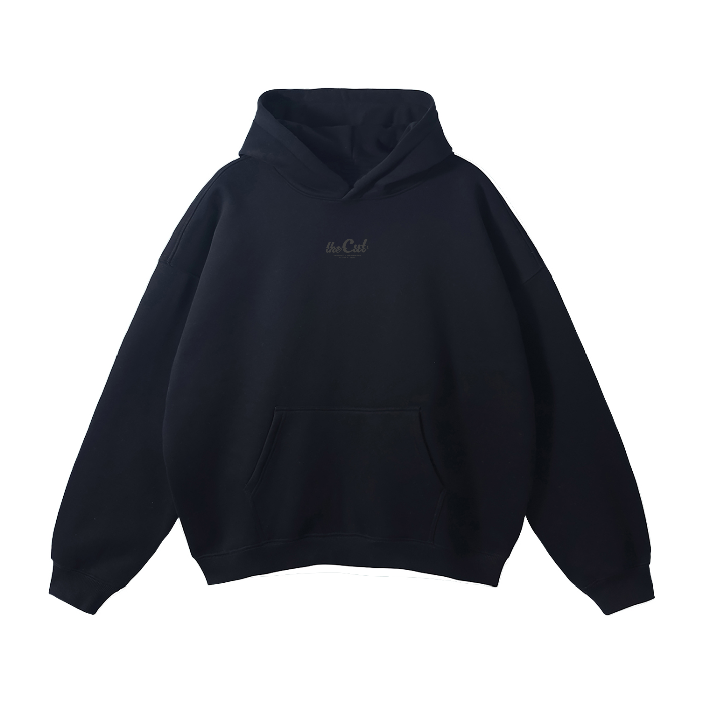 theCut Glitch Wave Grey Print Hoodie