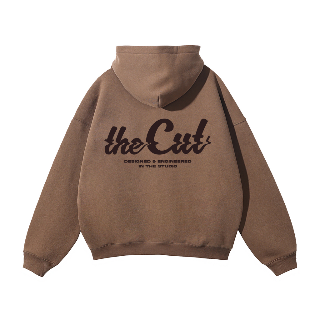 theCut Glitch Wave Coffee Print Hoodie