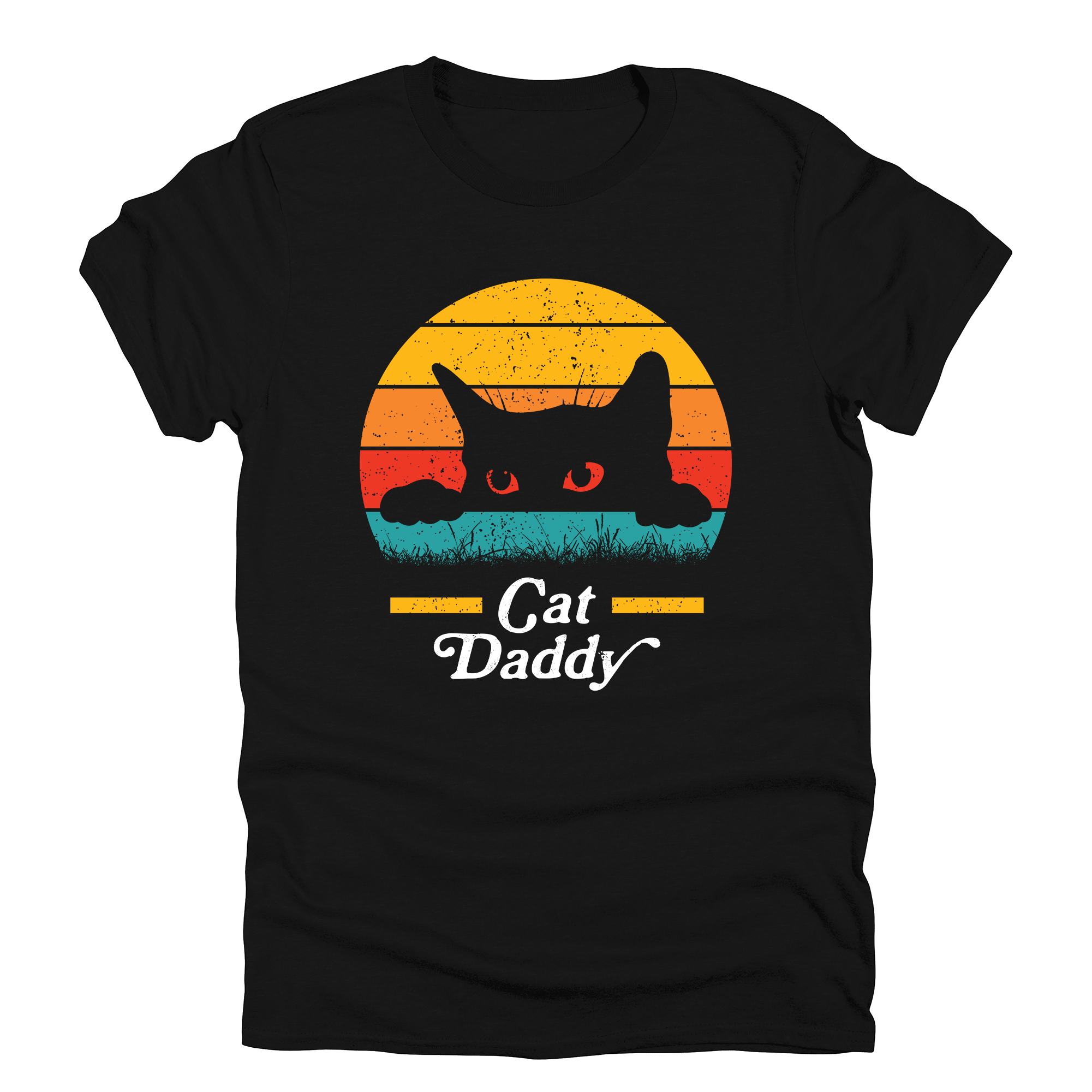 Cat Daddy, Summer Tshirt, 80s Vintage, Men's Graphic Tee, Trending Tshirt