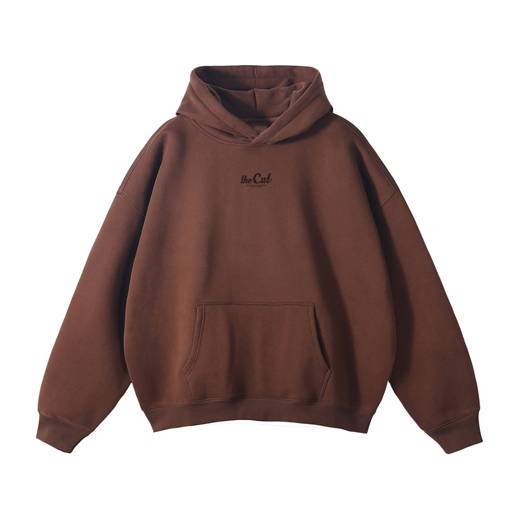 theCut Glitch Wave Coffee Print Hoodie