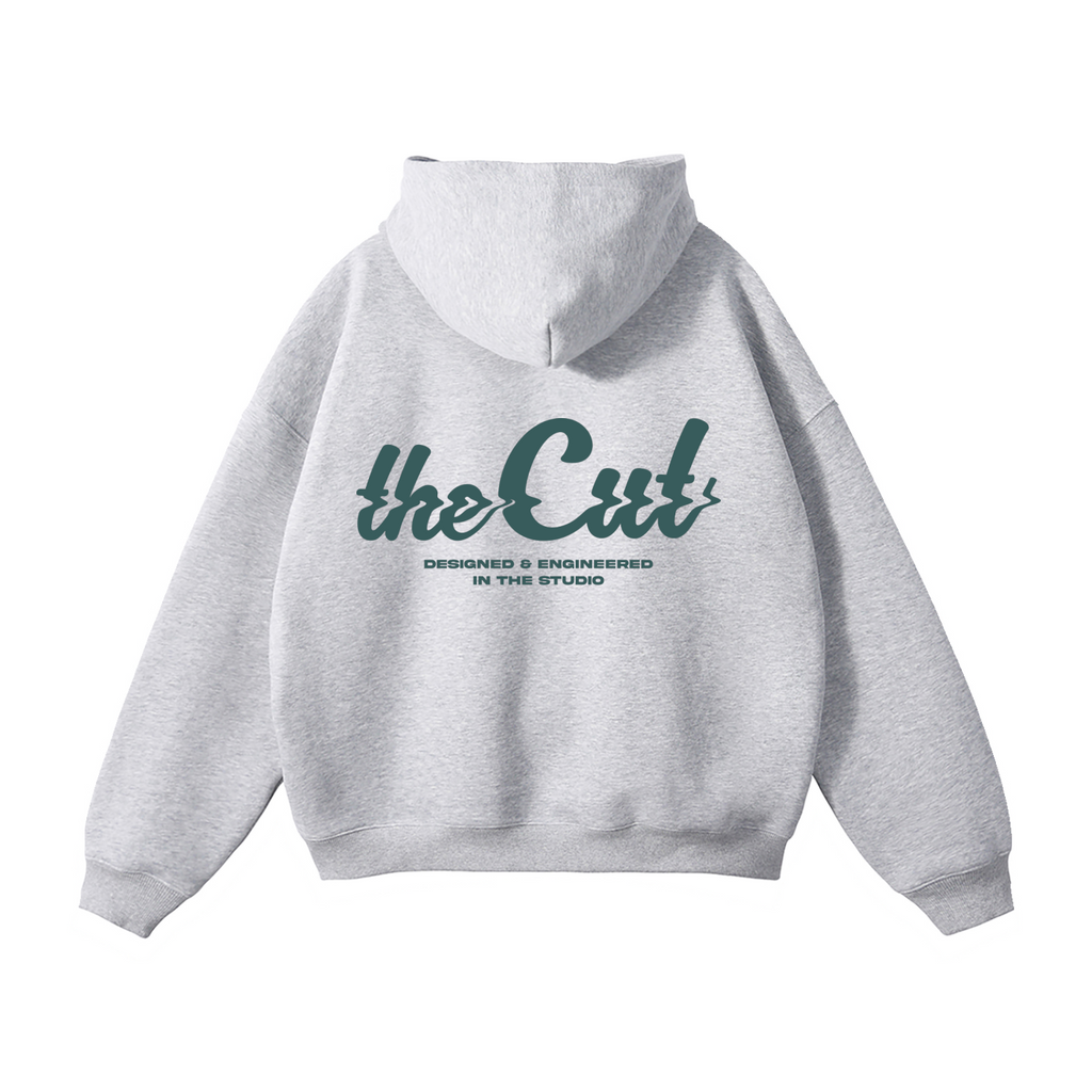 theCut Glitch Wave Teal Print Hoodie