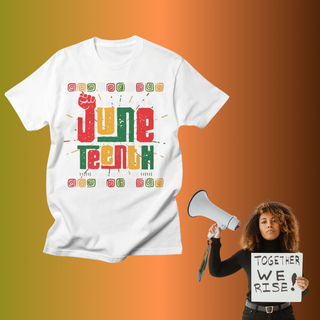 Juneteenth ONE LOVE Jersey. Jeans, T-shirt Set