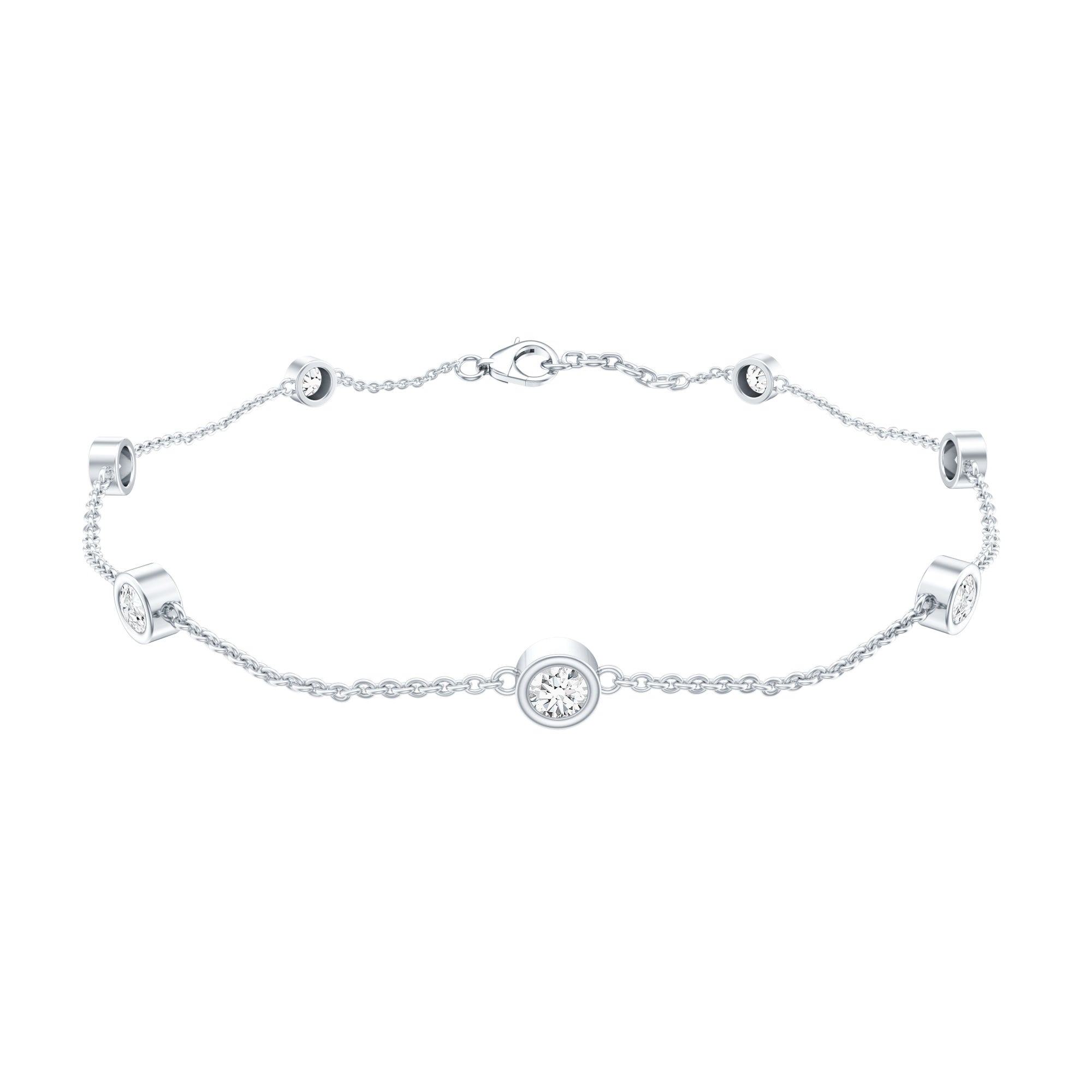Lab Grown Diamond Chain Bracelet for Women