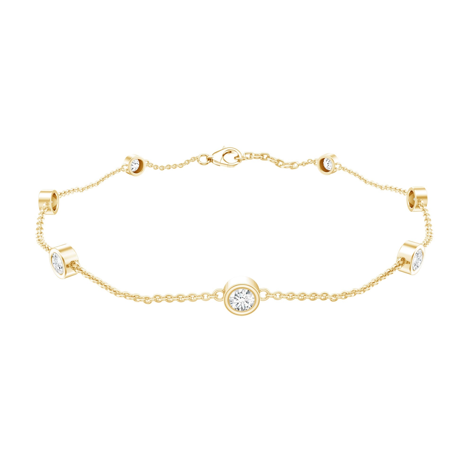 Lab Grown Diamond Chain Bracelet for Women