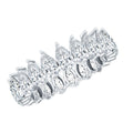 Lab Grown Diamond Teardrop Wedding Band