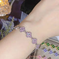 Moissanite Clover Bracelet