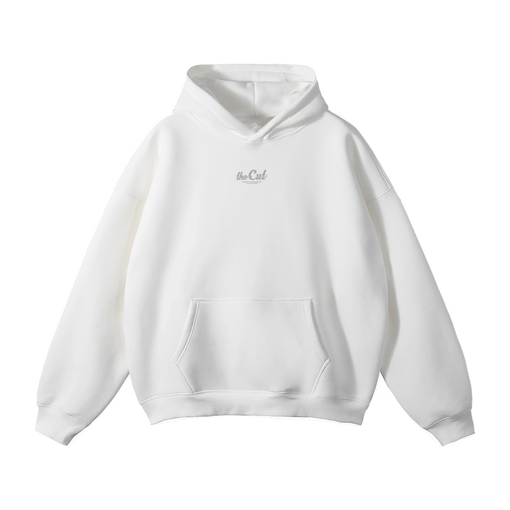 theCut Glitch Wave Grey Print Hoodie