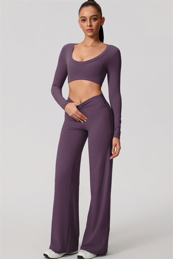 The Nestle Long Sleeve Crop Top
