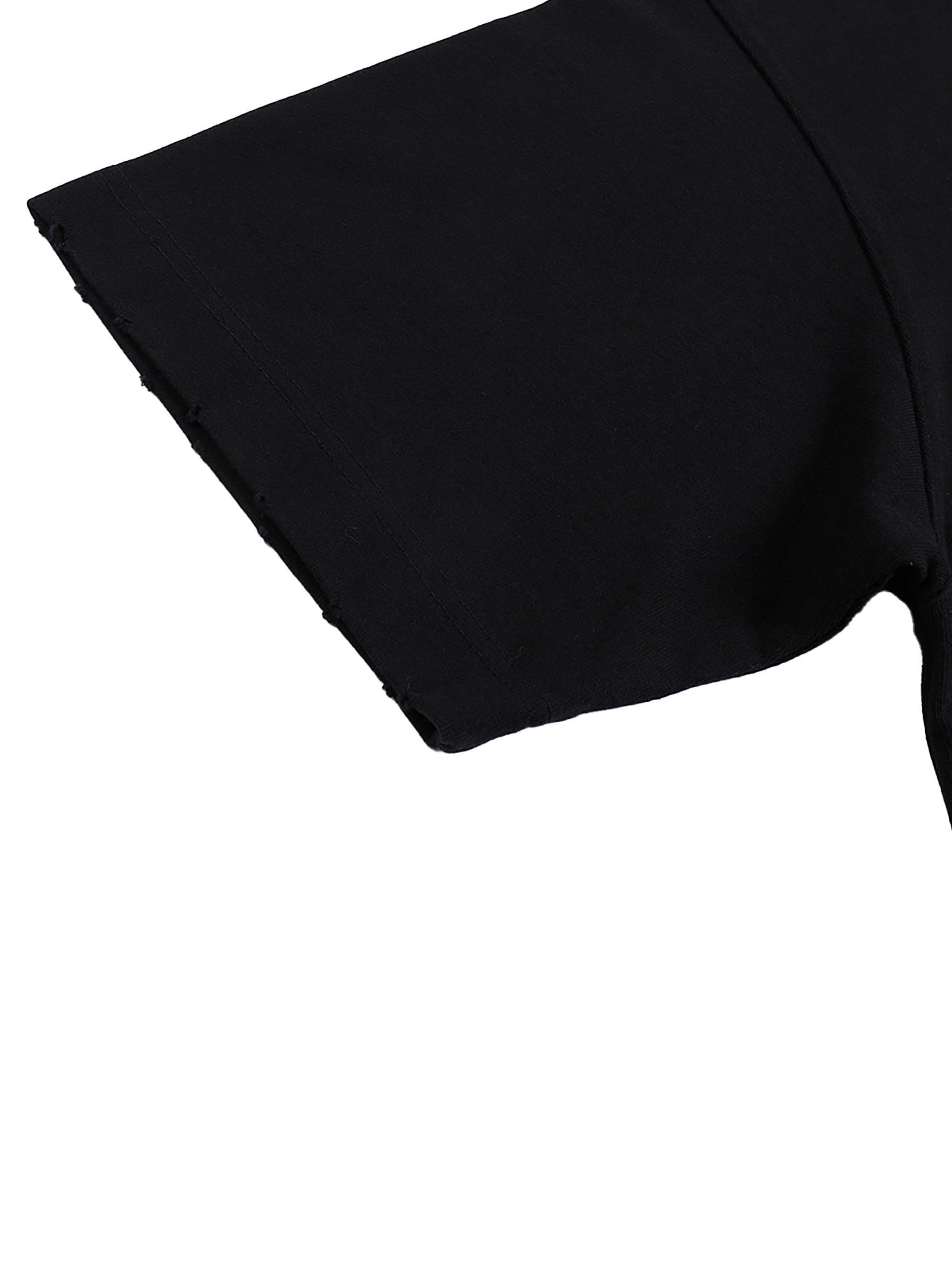 theCut Lightning Burst Tee Black