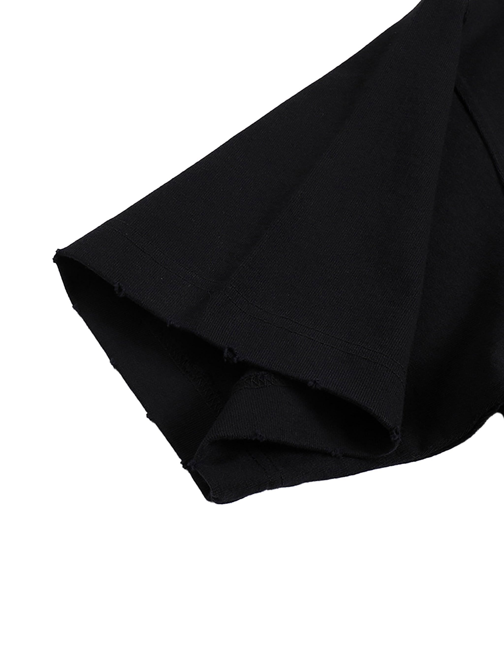 theCut Lightning Burst Tee Black