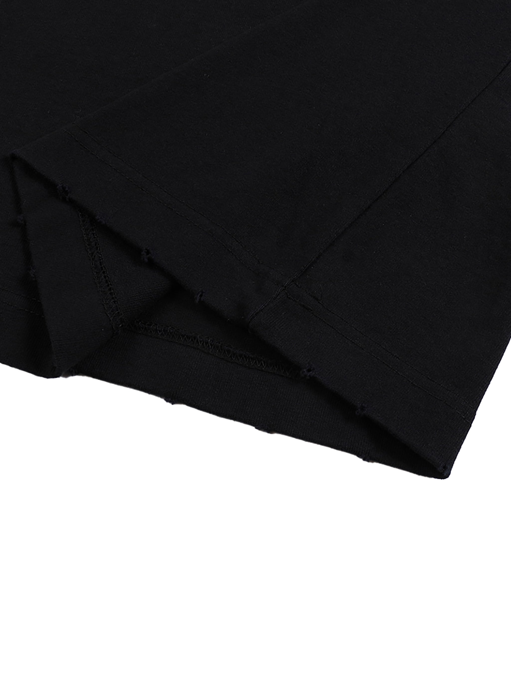 theCut Lightning Burst Tee Black