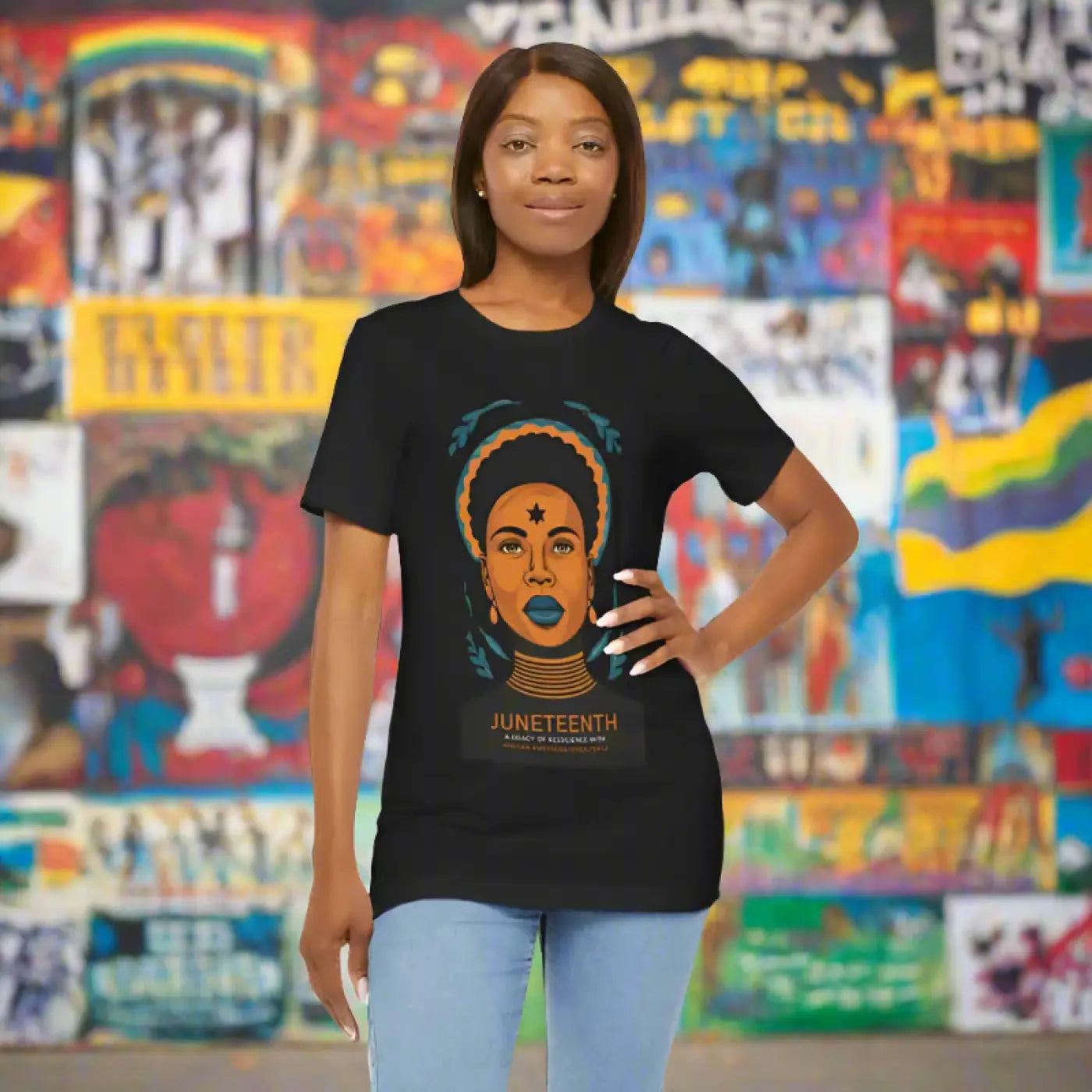 Unisex Jersey Tee – Celebrate Juneteenth - Dipaliz