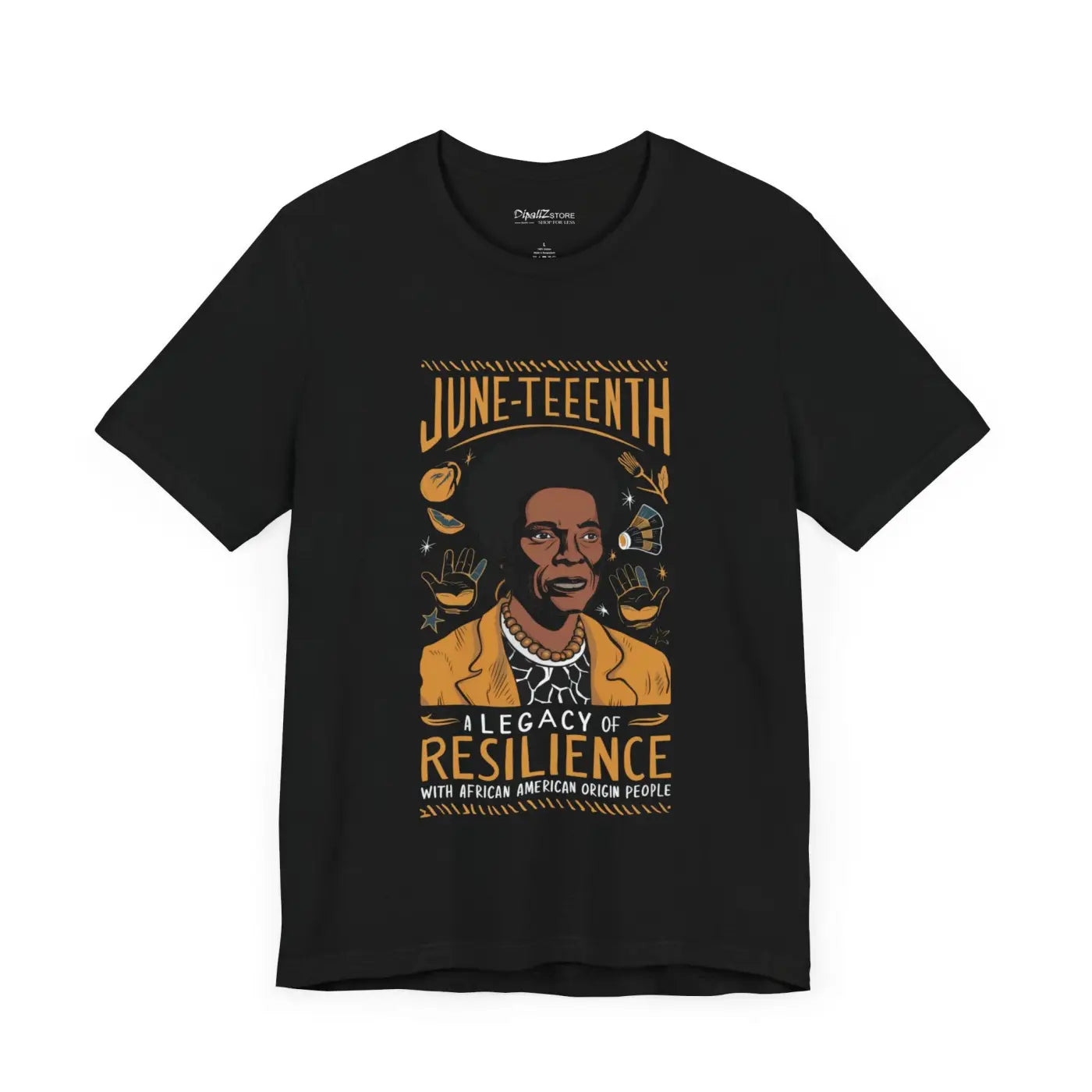 Juneteenth Jersey Tee – Legacy of Resilience - Dipaliz