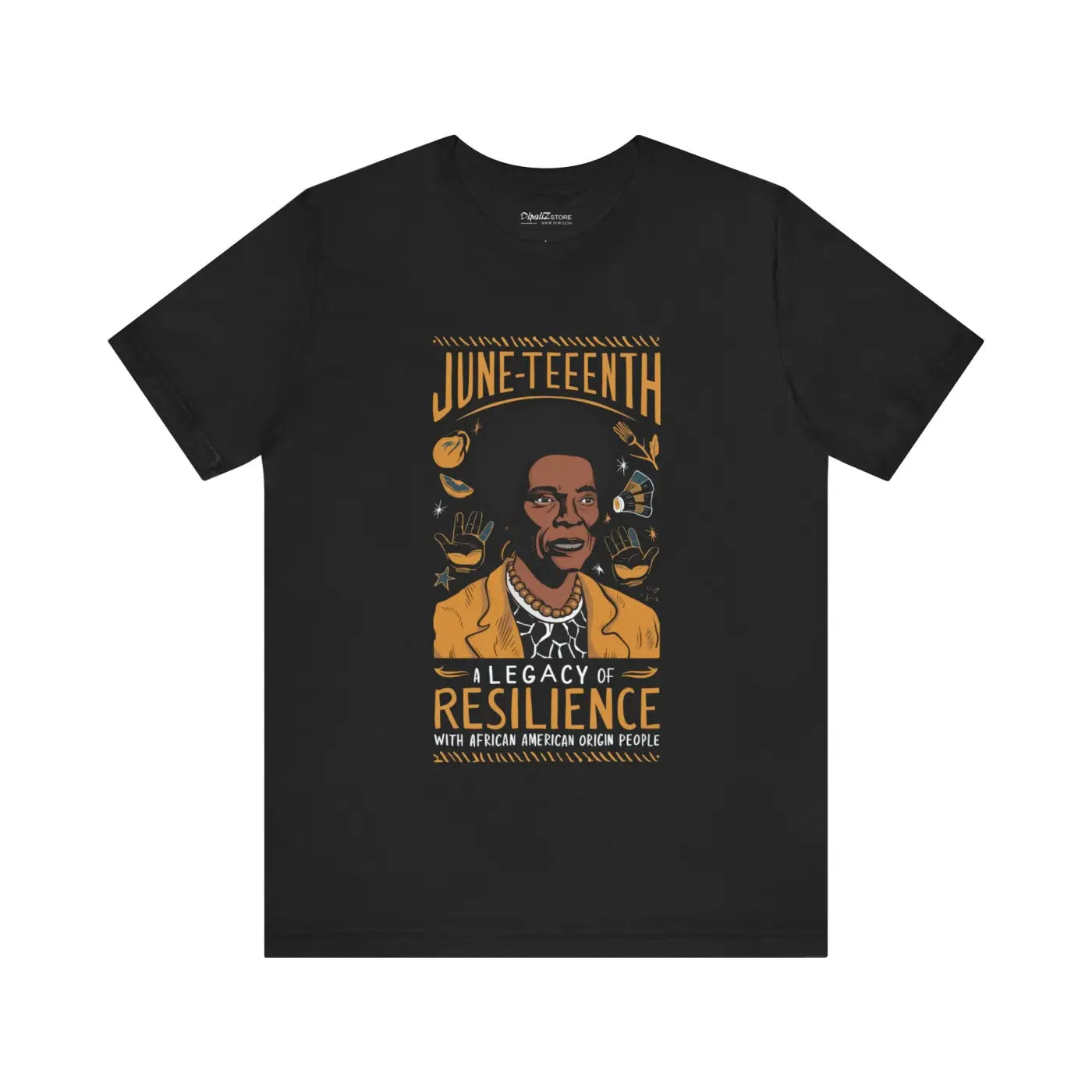 Juneteenth Jersey Tee – Legacy of Resilience - Dipaliz